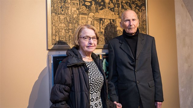 Manželé Věra Nováková a Pavel Brázda mají velkou retrospektivní výstavu v Egon Schiele Art Centru.
