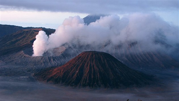 Vulkn Bromo v Indonsii