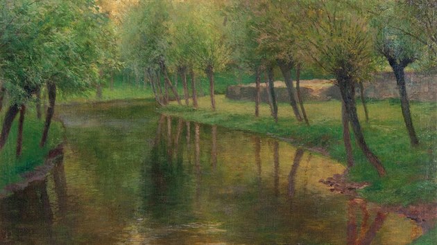Slavíček Antonín: Na okořském potoce, (1896- 1897)