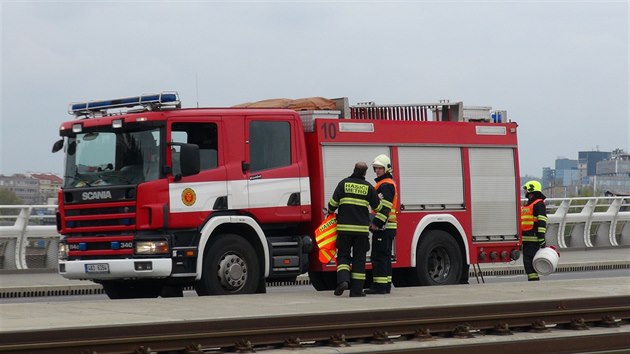 Nehoda na Trojskm most (28.4.2017).