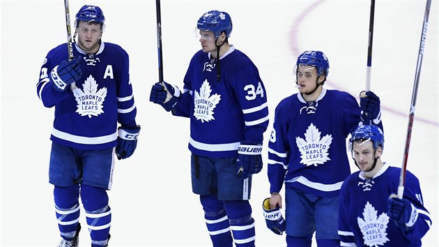Hokejist Toronta po vyazen v prvnm kole play-off NHL.