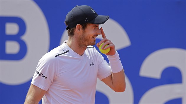 Andy Murray se chyst na podn v semifinle turnaje v Barcelon.