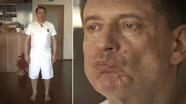 Ji�� Paroubek p�i cvi�en�