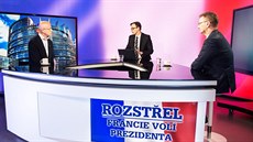 Pavel Telika (vlevo) a Marek ernoch v diskusním poadu iDNES.tv Rozstel....