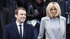 Emmanuel Macron s manelkou Brigitte