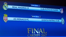 SEMIFINÁLOVÉ DVOJICE. Real Madrid se o finále Ligy mistrů utká s Atlétikem,...