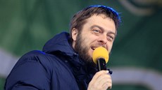 Michal Chylík je hlasatelem hokejové Komety od roku 1999, v sobotu na Zelném...