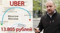Peter Antalík, kterému nkdo v Moskv projezdil pes aplikaci Uber tisíce korun