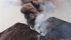 Jak se bouí italská sopka Etna