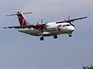 Tradiní letecký den v Plasech na Plzesku. Na snímku ATR 42 - dopravní letoun...