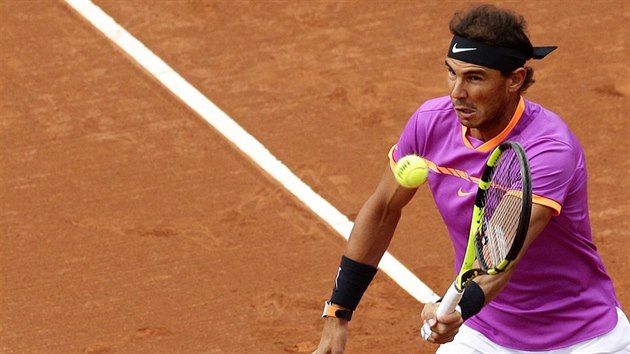 Rafael Nadal ve finle turnaje v Barcelon