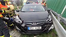 Pi nehod na dálnici D48 u Rychaltic na Frýdecko-Místecku se zranilo pt lidí...