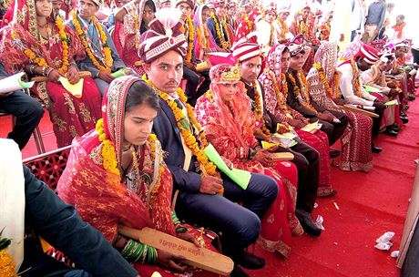 Svatba v Indii (ilustraní snímek)
