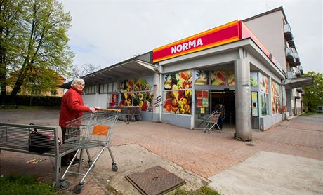 Obchod Norma na praských Petinách