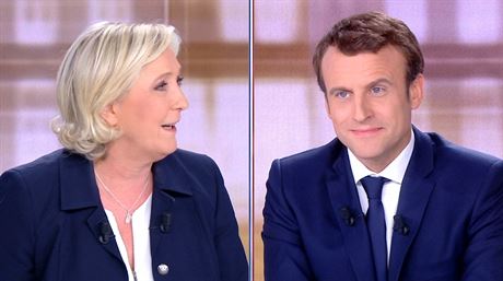 Podle przkum by do závreného kola volby mli postoupit souasná hlava státu Emmanuel Macron a Marine Le Penová