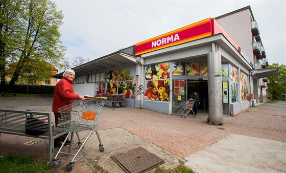 Obchod Norma na praských Petinách