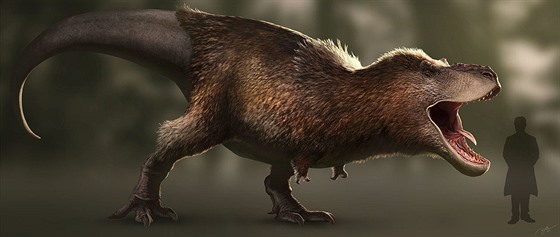 Ačkoliv někteří příbuzní tyranosaura byli částečně opeření, samotný dravý obr z konce křídy měl nejspíš větší část povrchu těla holou. Dokazují to i unikátní fosilní otisky kůže, objevené u jednoho exempláře z Montany."