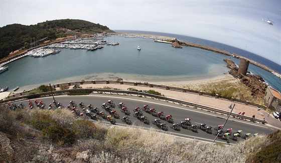 Peloton Gira na Sardinii.