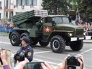 Grad DNR na vojenské pehlídce v Doncku (9. kvtna 2017)