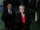 Kandidátka francouzské krajní pravice Marine Le Penová odvolila ve své bat...