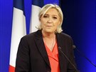 Marine Le Penové uznala volební poráku (7. kvtna 2017)