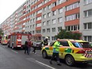 Lednice zpsobila poár bytu v Lovosické ulici v Praze