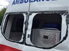 Nabouraná Ambulance