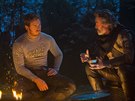 Chris Pratt a Kurt Russell ve filmu Stráci Galaxie Vol. 2