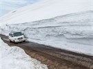 Proraení cesty a na Luní boudu v Krkonoích je dleité kvli zásobování i...