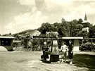 Provizorní prameník z roku 1946 v Hronov