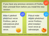 Porovnání překladu Google Translate před a po implementaci neuronových sítí (zdroj: dialog Firefox)