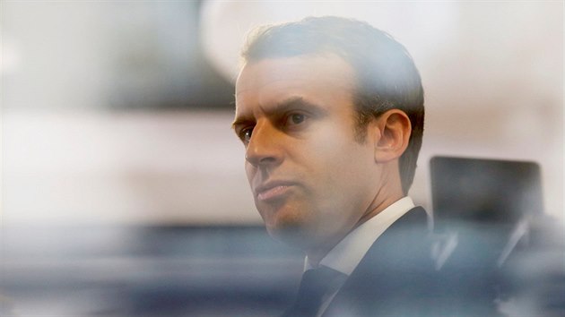 Emmanuel Macron během své prezidentské kampaně (5.5.2017)