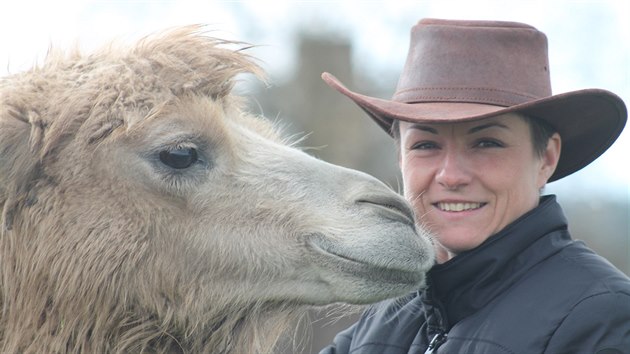Žaneta Krátošková si velbloudy zamilovala v Austrálii, kde pracovala na velbloudí farmě.