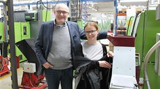 Man�elé Lenka a Stanislav Novotní �ídí Plastii spole�n�. Ona se stará o design...
