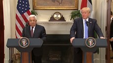 Trump slíbil Abbásovi, že udělá vše nezbytné pro zprostředkování míru