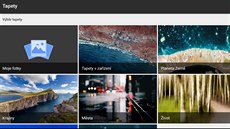Google pidal do aplikace Tapety nové snímky.