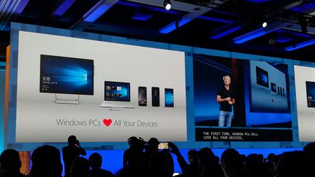 Prostedí Windows se propojuje s iOS a Android.