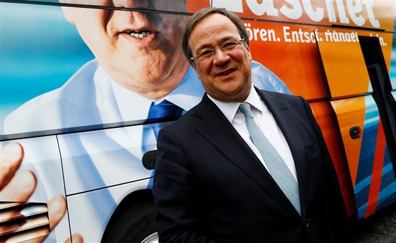 Lídr kandidátky CDU v Severním Porýní - Vestfálsku Armin Laschet (4. května...