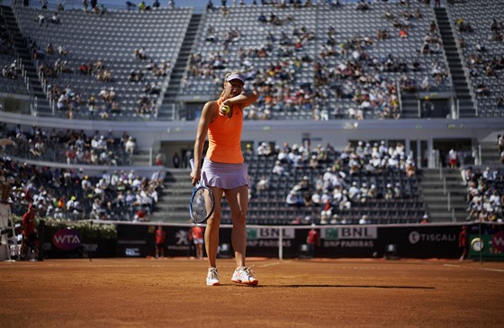 Maria arapovová na turnaji v ím.