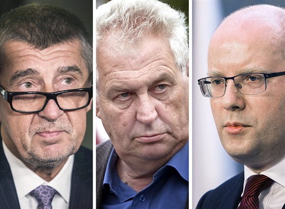 Andrej Babi, Milo Zeman a Bohuslav Sobotka