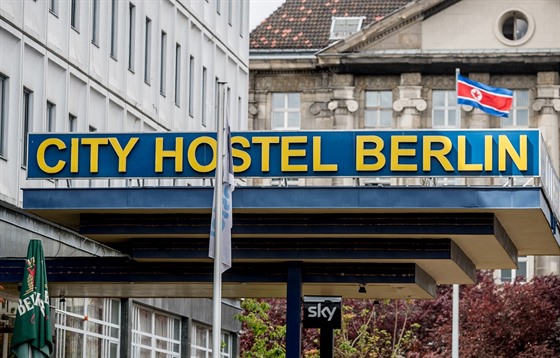 Hostel v prostorách severokorejského velvyslanectví v Berlín