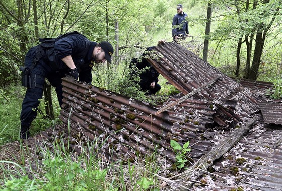 Desítky policist 15. kvtna opt pátraly v terénu po poheované...