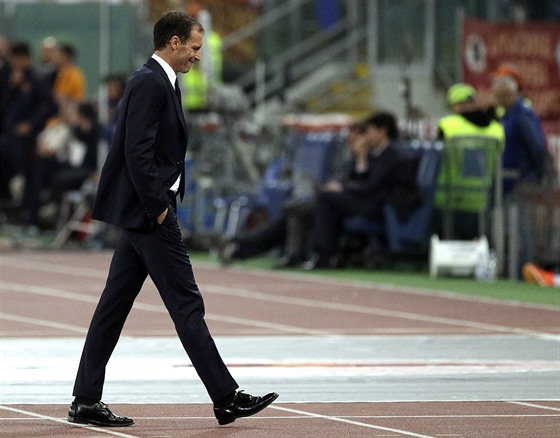 MUSÍME SE PROBRAT. Trenér Juventusu Massimiliano Allegri odcházel ze zápasu...