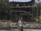 Následky boj v iráckém Mosulu (11. kvtna 2017)