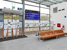 Otevení nové výpravní budovy elezniní stanice Karlovy Vary.