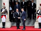 Hollande opoutí Elysejský palác (14. kvtna 2017)
