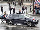 Emmanuel Macron pi ceremoniálu u Vítzného oblouku (14. kvtna 2017)