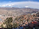 Unikátní panorama bolívijské metropole La Paz