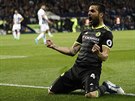 Cesc Fábregas, panlský záloník Chelsea, se raduje z gólu svého týmu na...