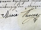 V jihlavském archivu je uloeno nkolik cenných dokument s podpisem panovnice.